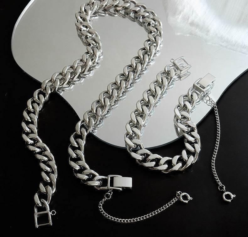 Chunky Tassel Necklace & Bracelet Set - Salt Lily