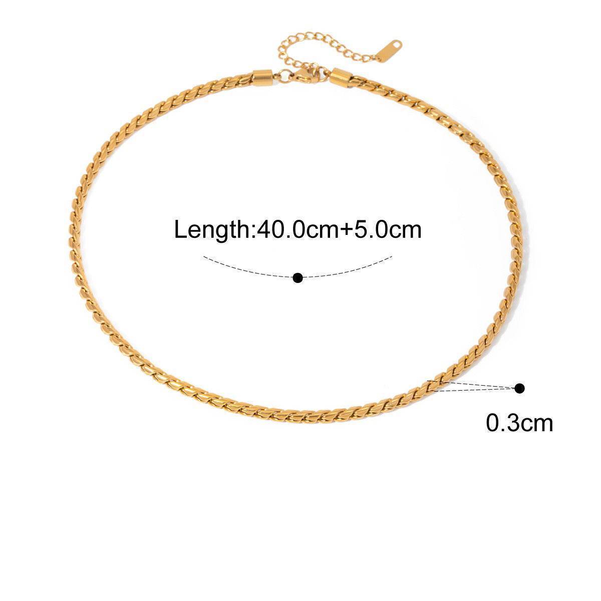 Beach Twist Necklace & Bracelet Set - Salt Lily