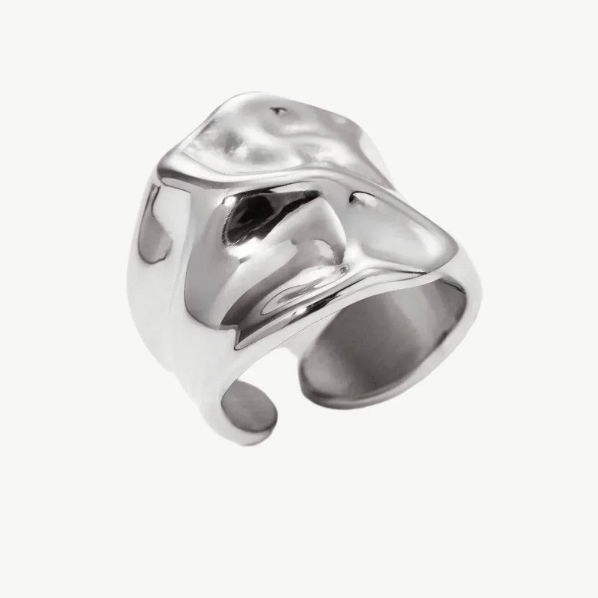 Molten Wrap Ring in Gold & Silver - Salt Lily