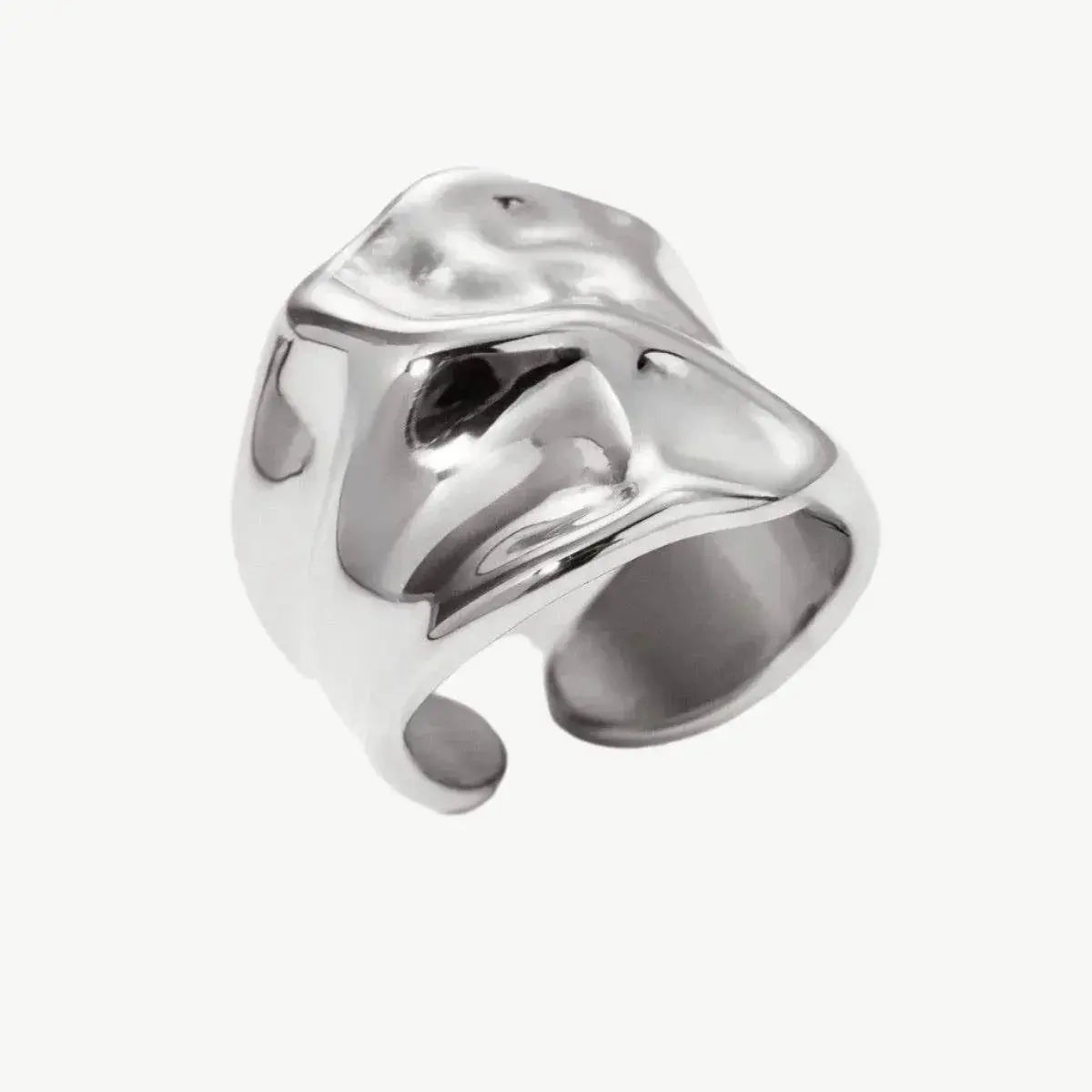 Molten Wrap Ring in Gold & Silver - Salt Lily