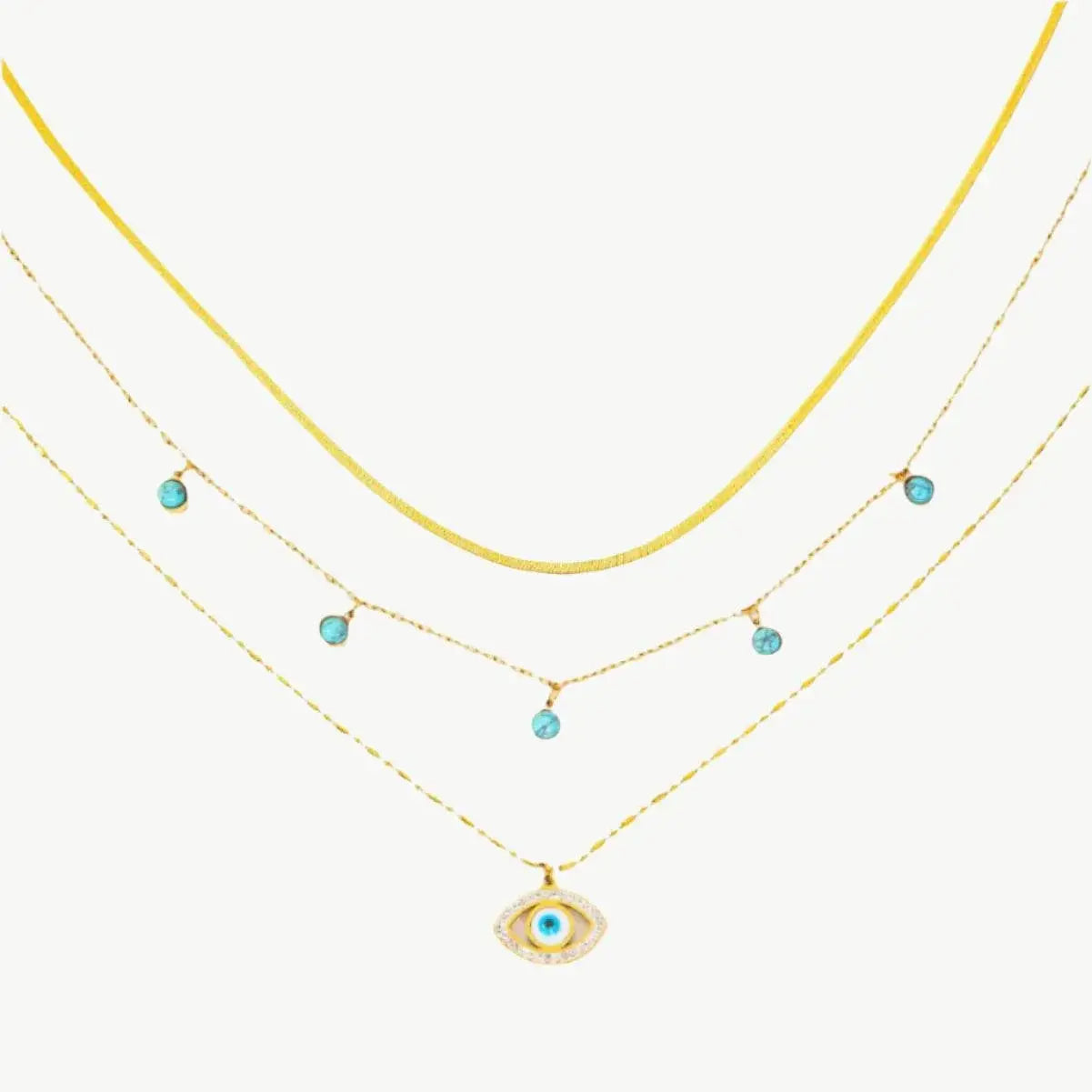 The Diamond Devil's Eye Necklace - Salt Lily