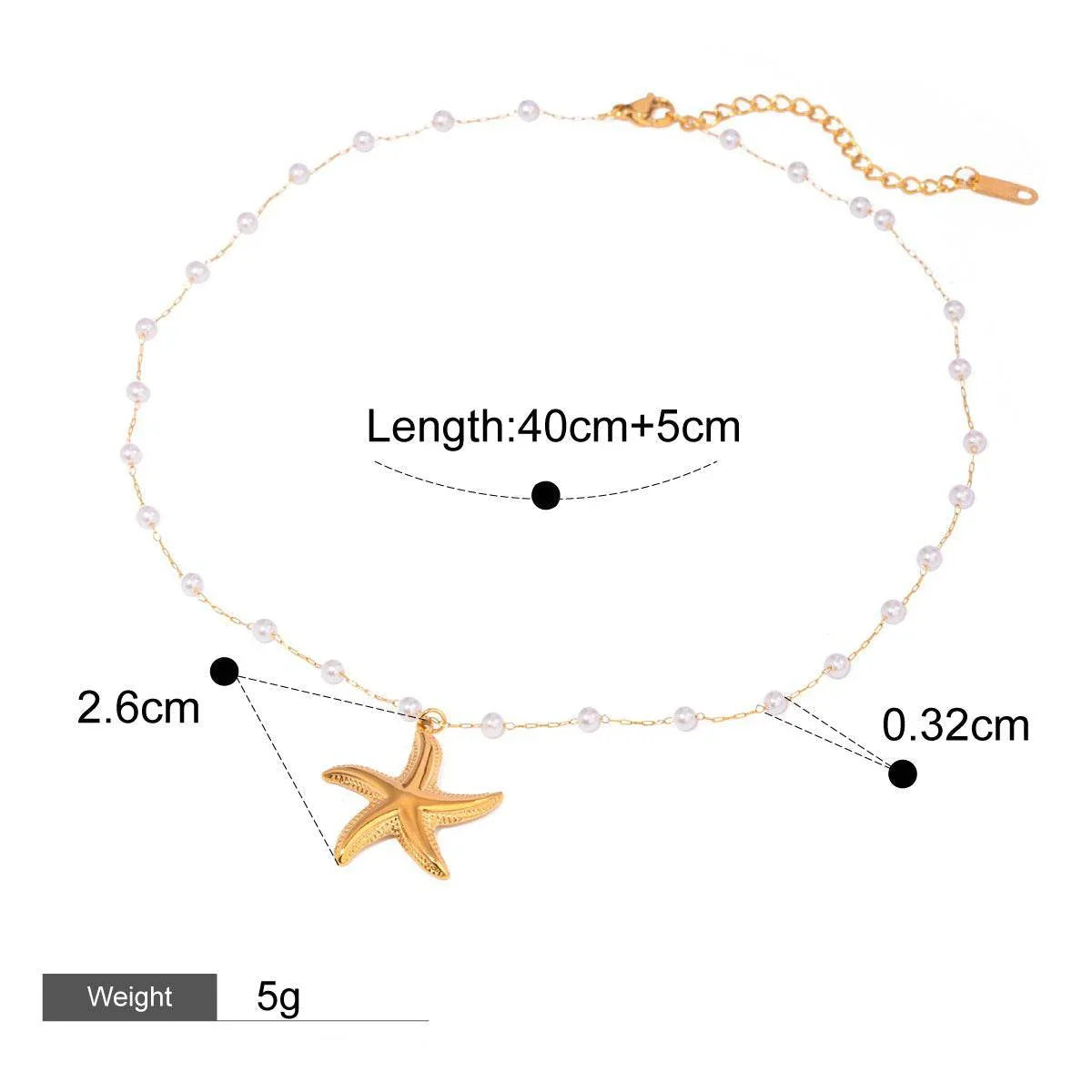 Starfish & Pearl Set - Salt Lily