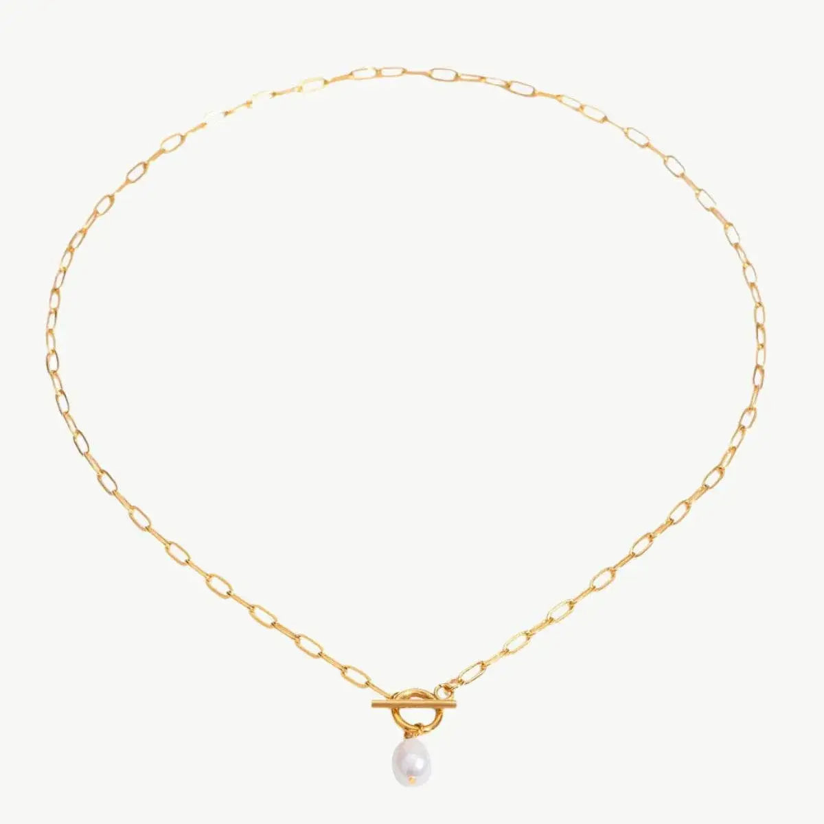 OT Buckle Pearl Necklace - Salt Lily