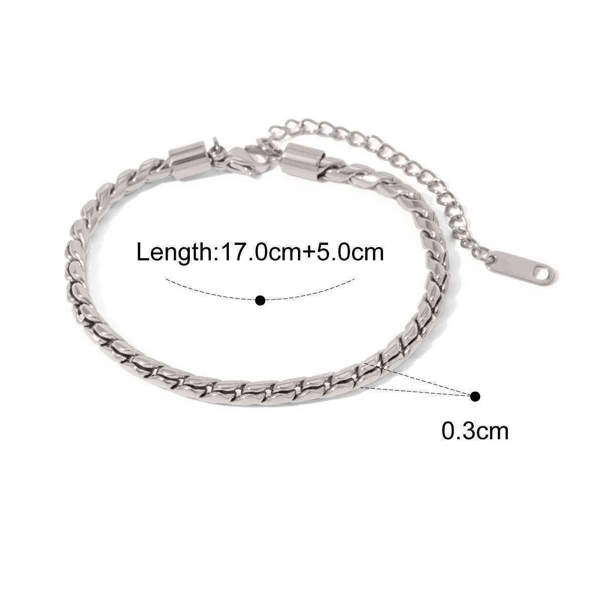 Beach Twist Necklace & Bracelet Set - Salt Lily