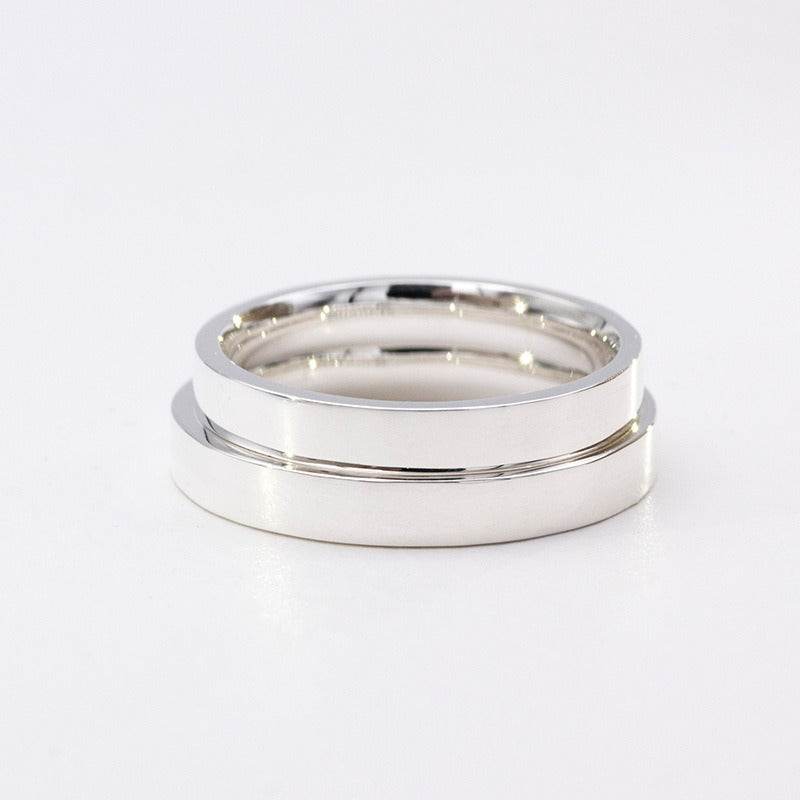 Custom Name Silver Ring - Salt Lily