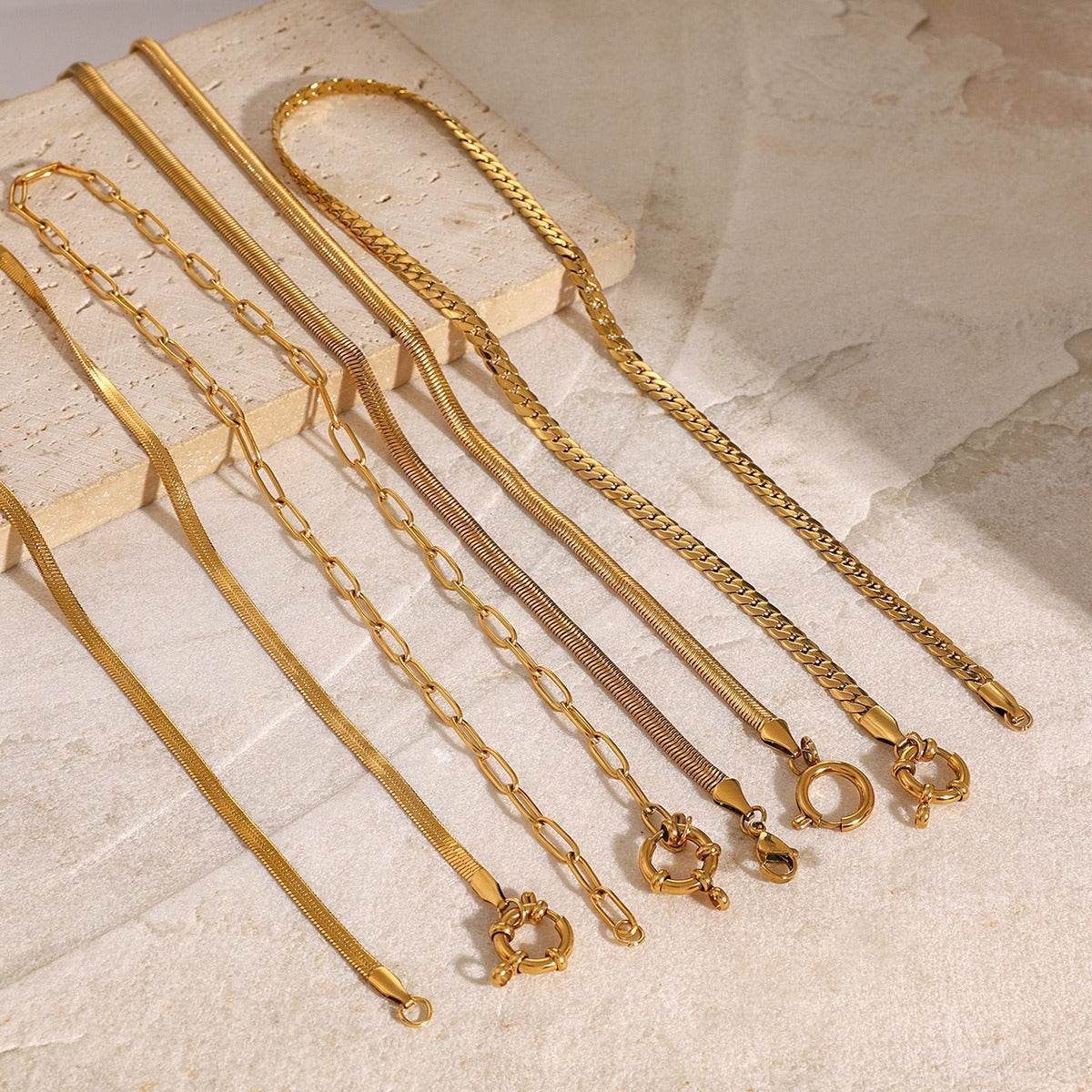 Classic Retro Charm Chains - Salt Lily