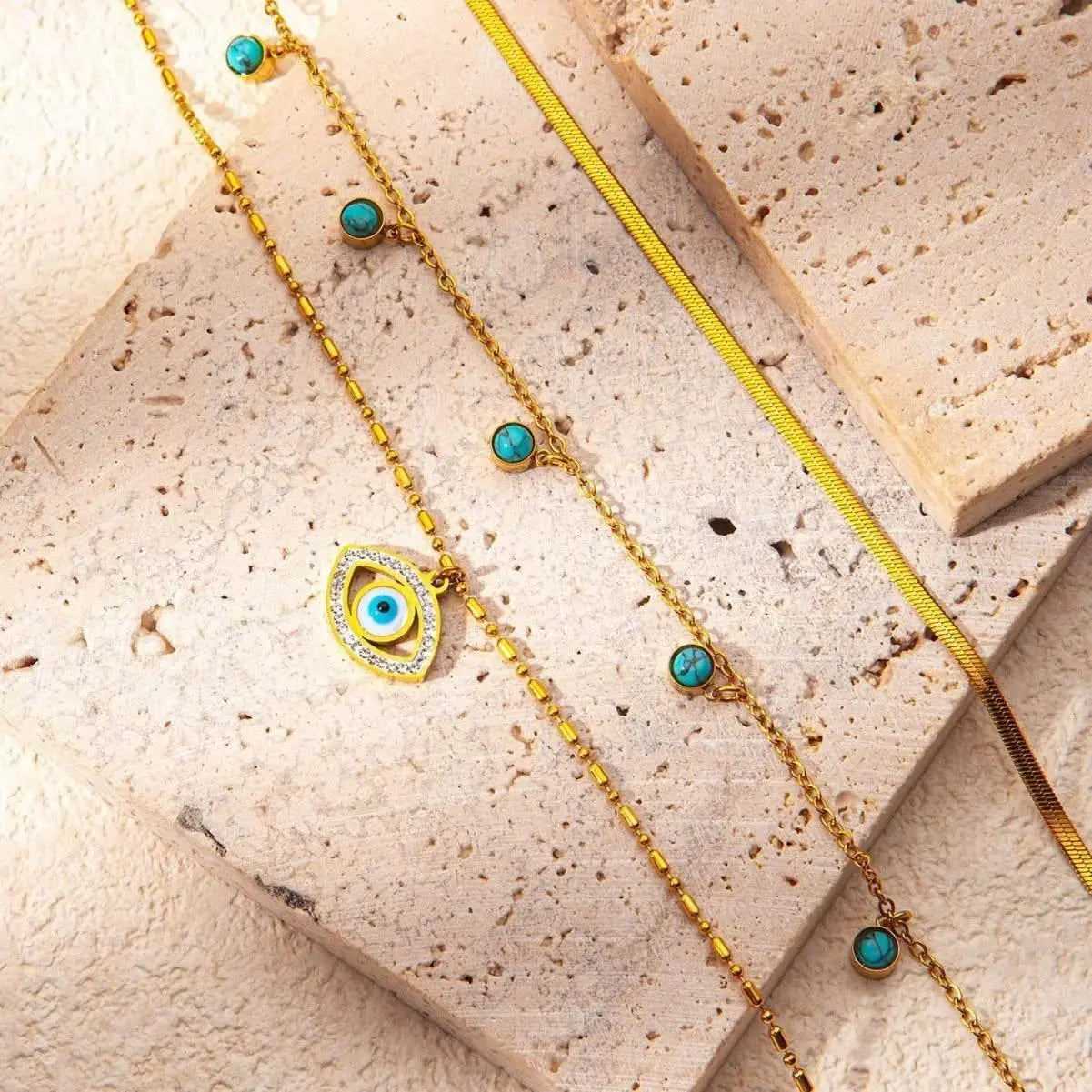 The Diamond Devil's Eye Necklace - Salt Lily