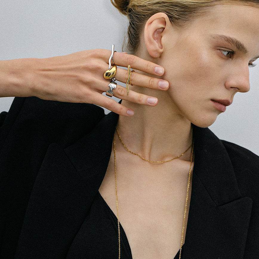 Axis Ring - Salt Lily