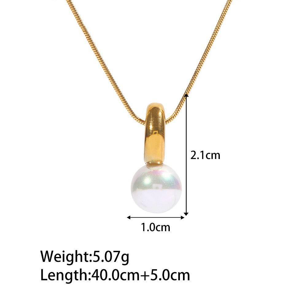 The Pearl Drop Pendant Necklace - Salt Lily