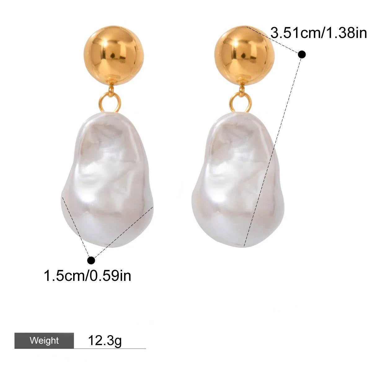 Alexa Earrings - Salt Lily