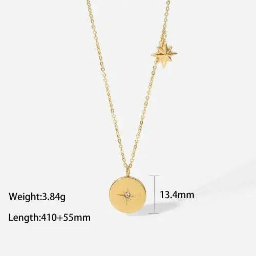 Star Studed Necklace - Salt Lily