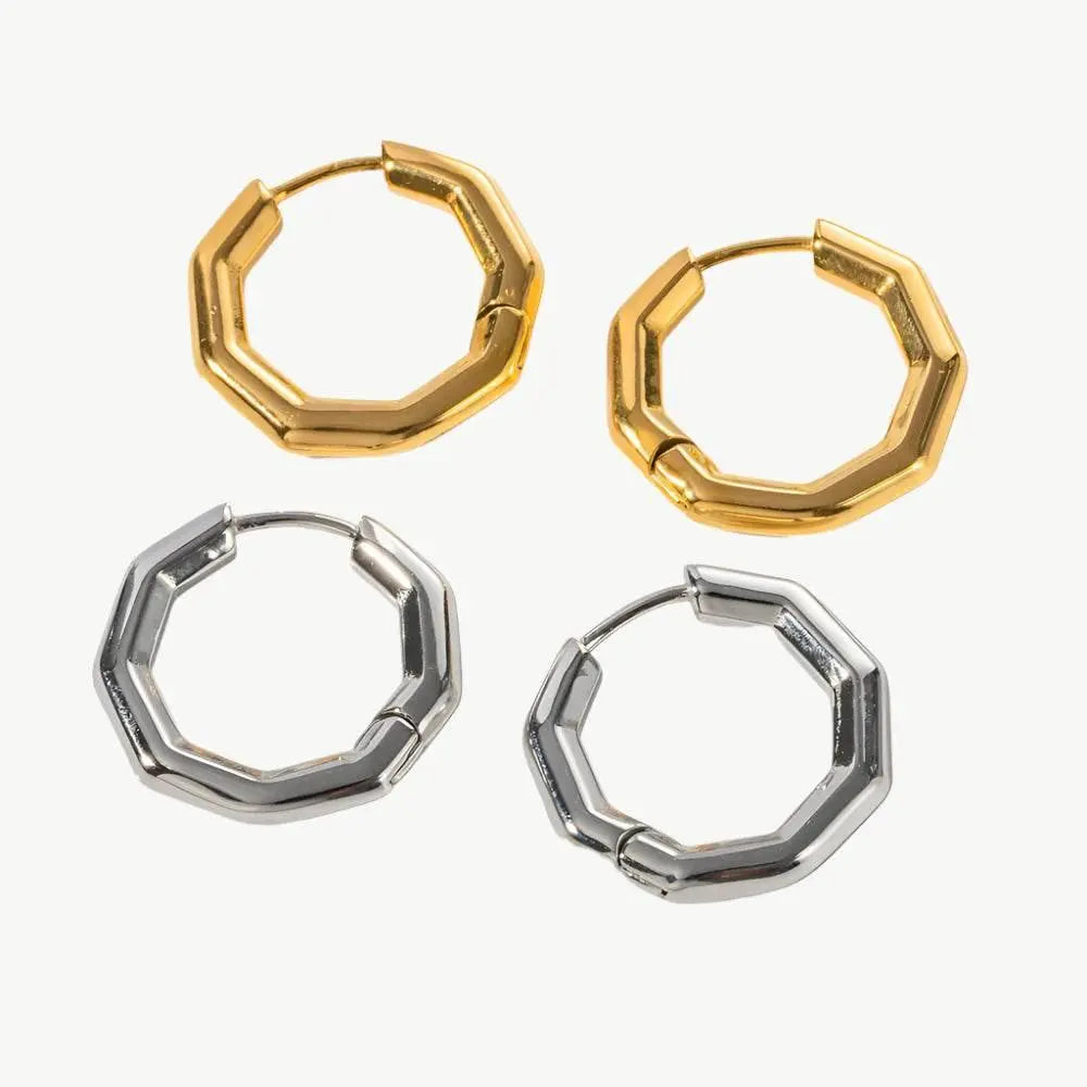 Octo Gold & Silver Earrings - Salt Lily
