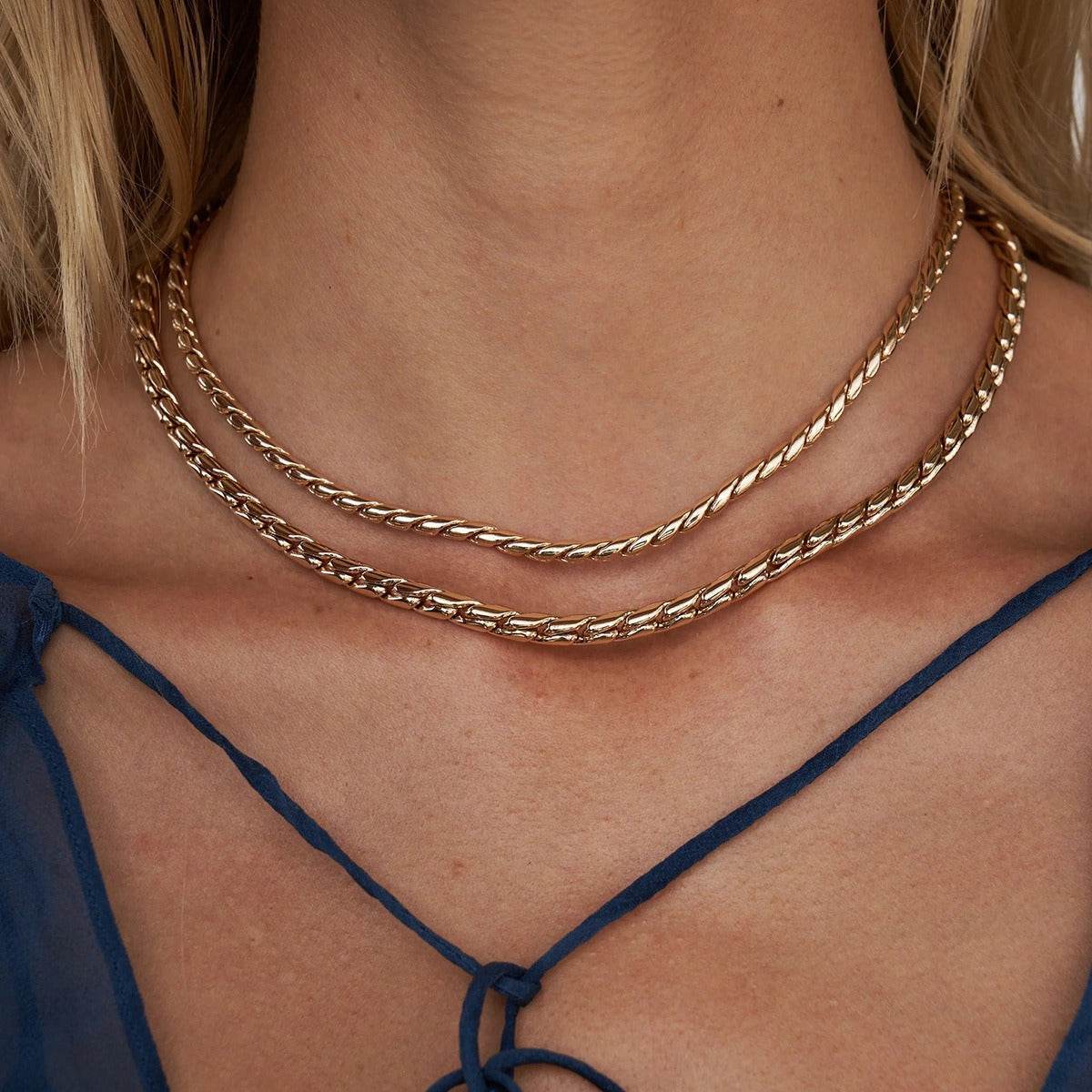 Beach Twist Necklace & Bracelet Set - Salt Lily