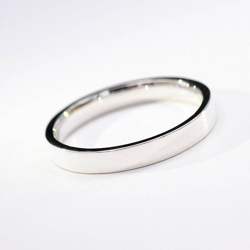 Custom Name Silver Ring - Salt Lily