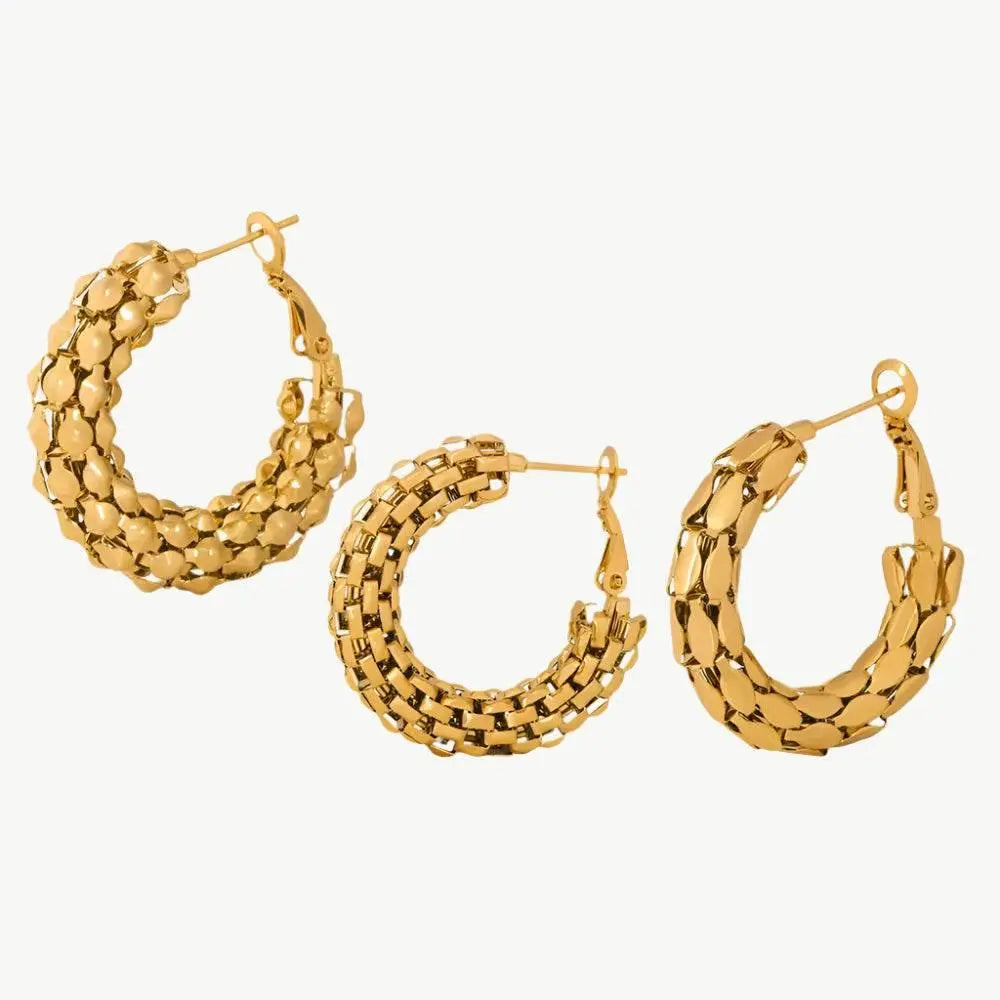 Scales Earrings - Salt Lily