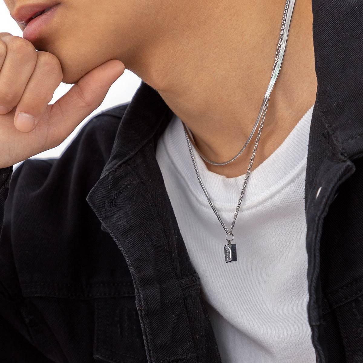 Gem Snake Bone Necklace - Salt Lily