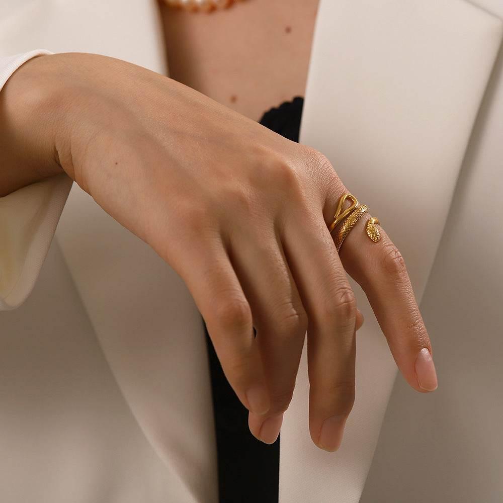 The Mamba Snake Ring - Salt Lily