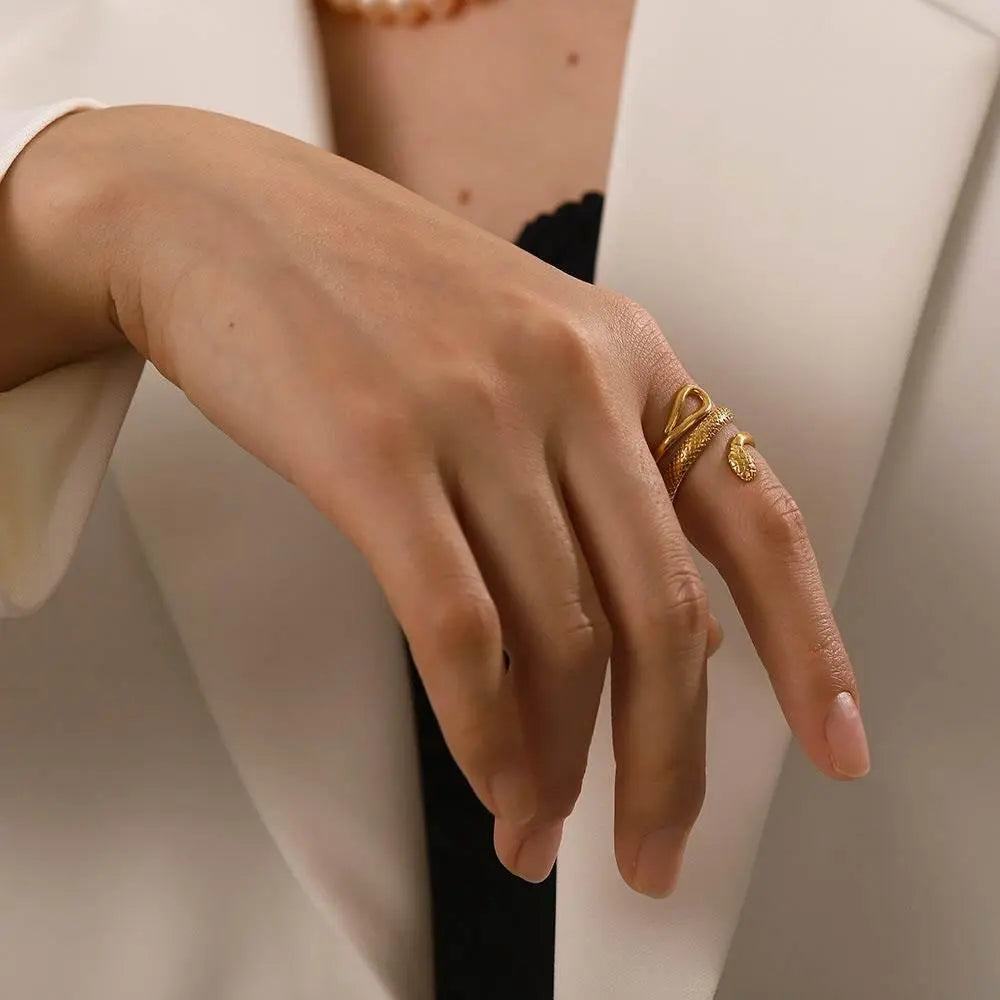 The Mamba Snake Ring - Salt Lily