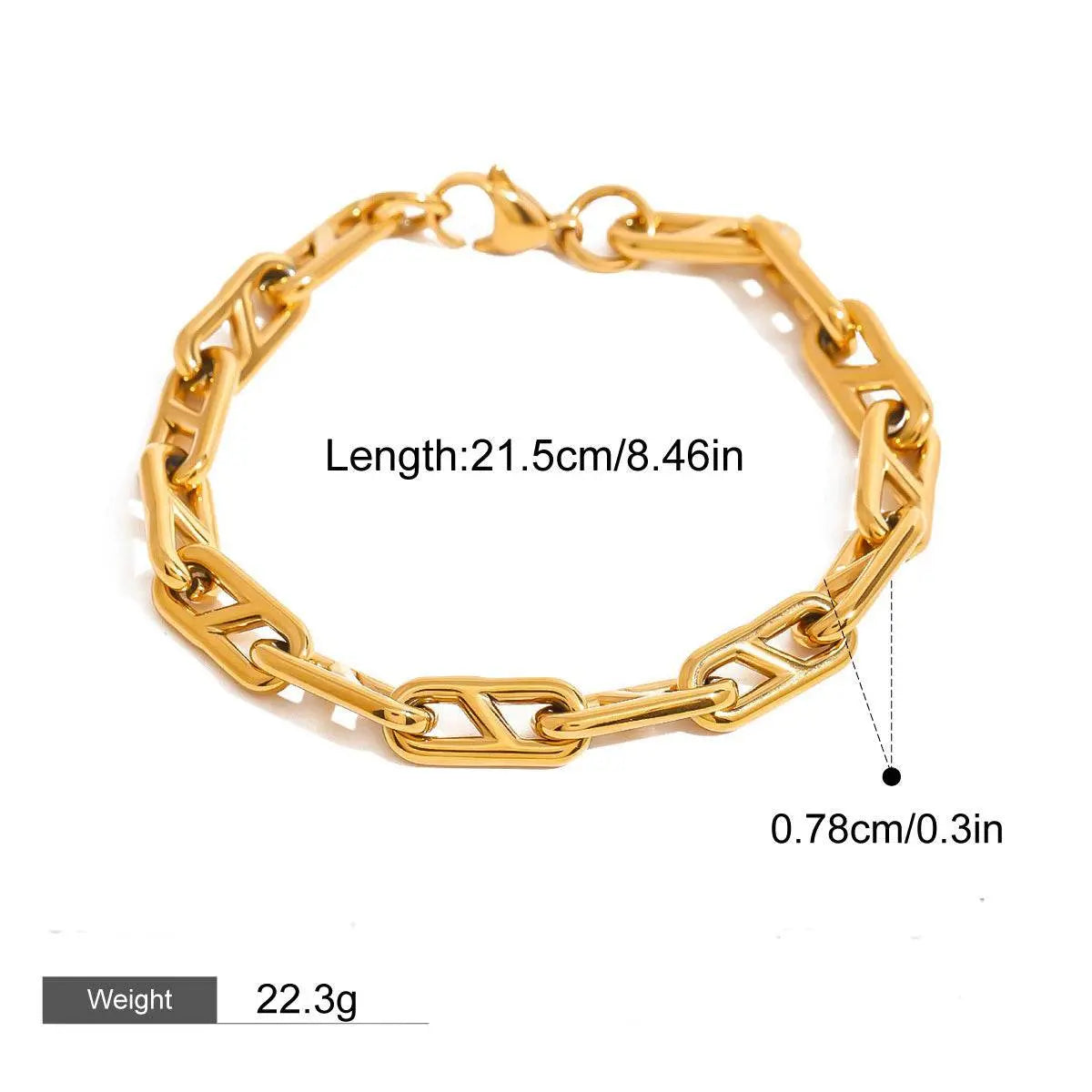 Paperclip Bracelet - Salt Lily