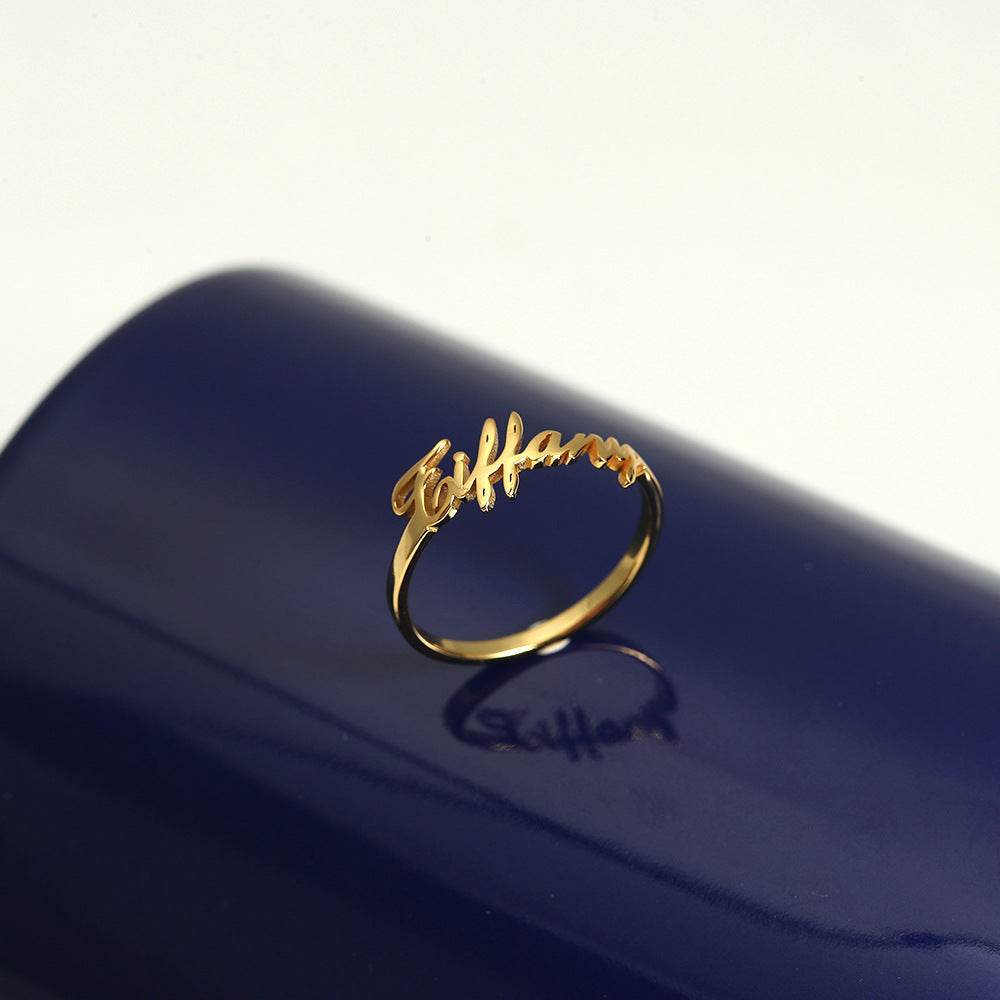 The Message Ring – Custom 925 Silver Band - Salt Lily