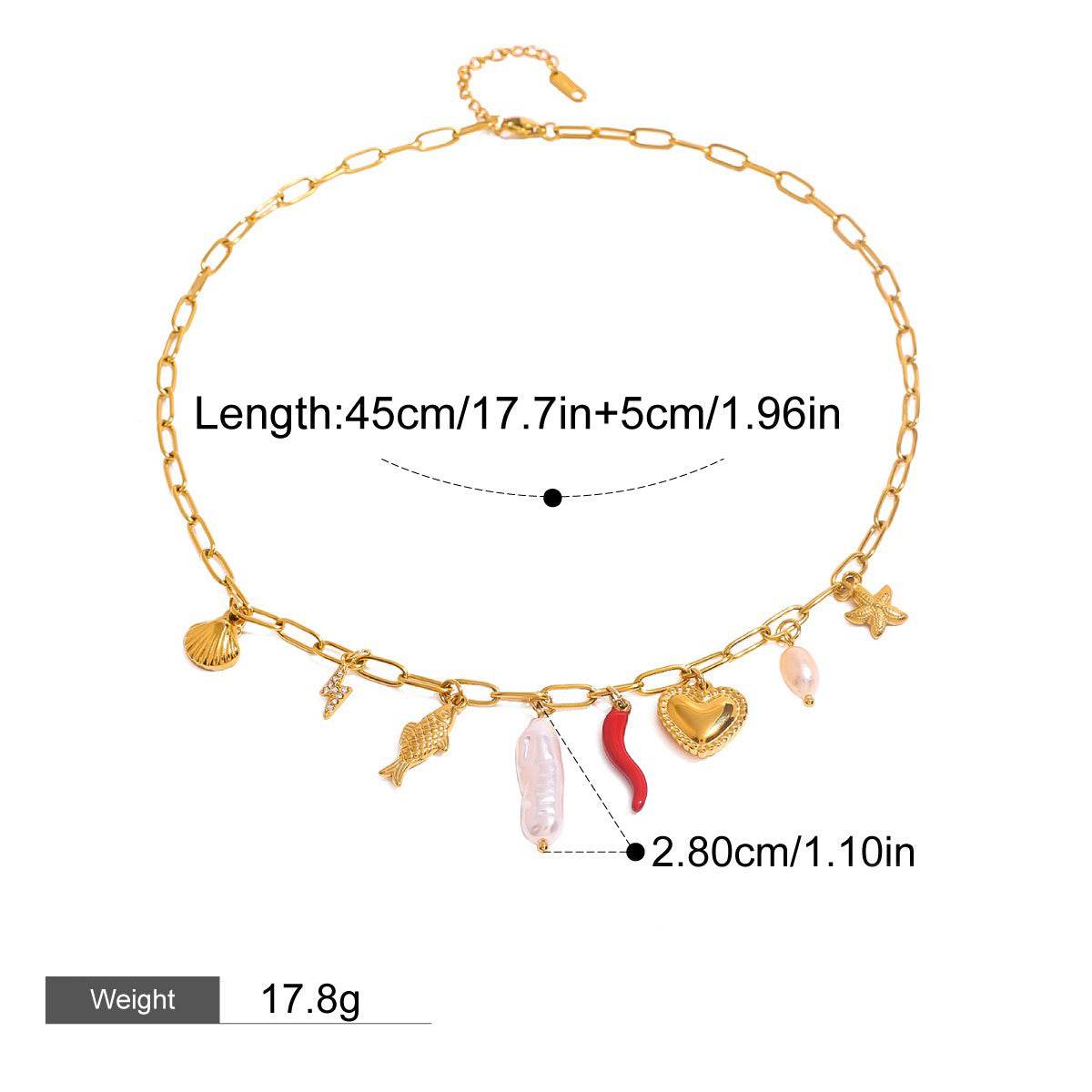 Marine Muse Necklace - Salt Lily