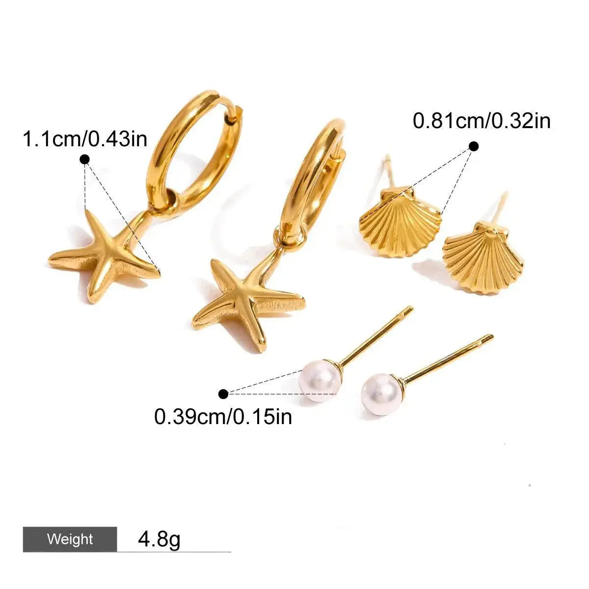 Ocean Earring Bundle - Salt Lily