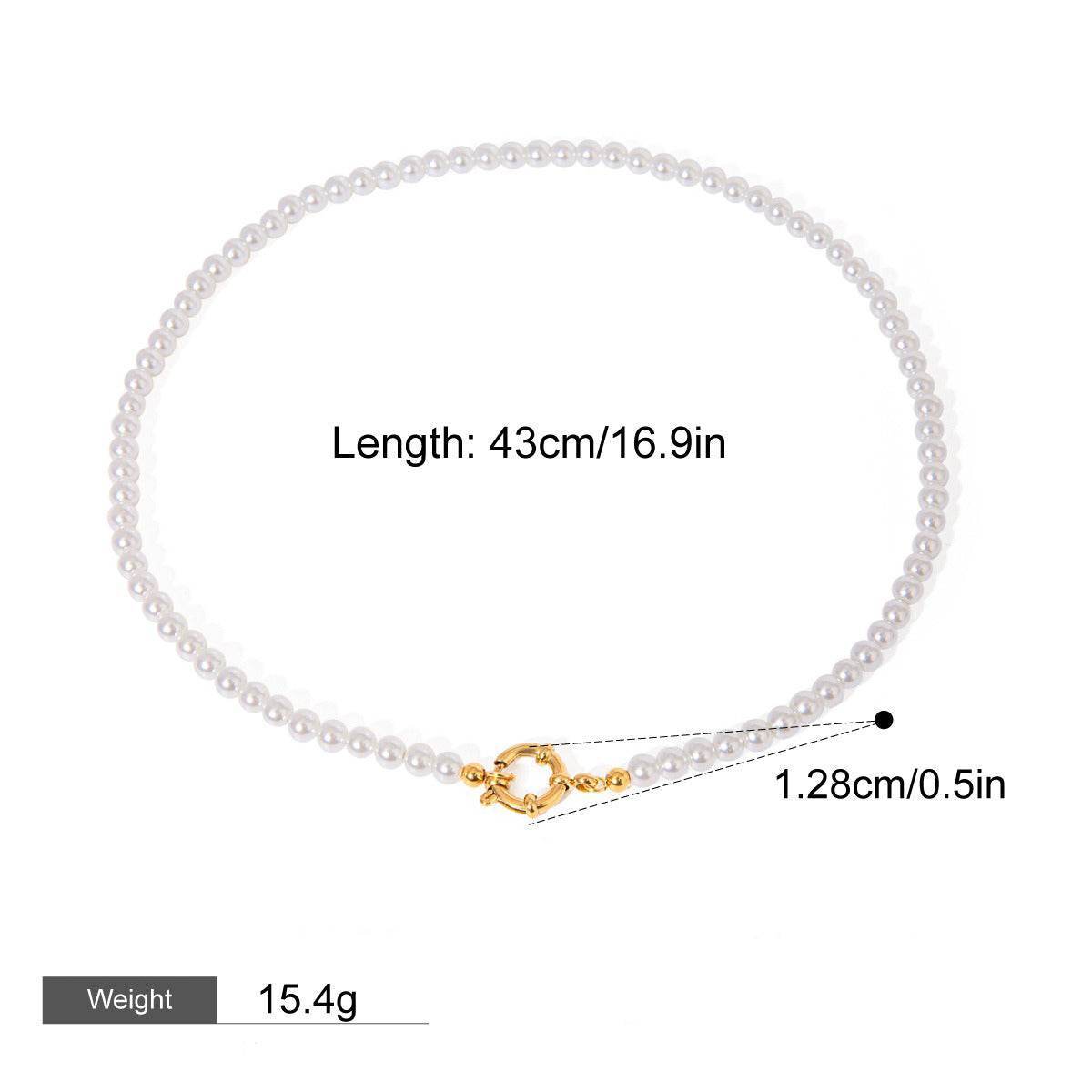 Classic Pearl Necklace - Salt Lily