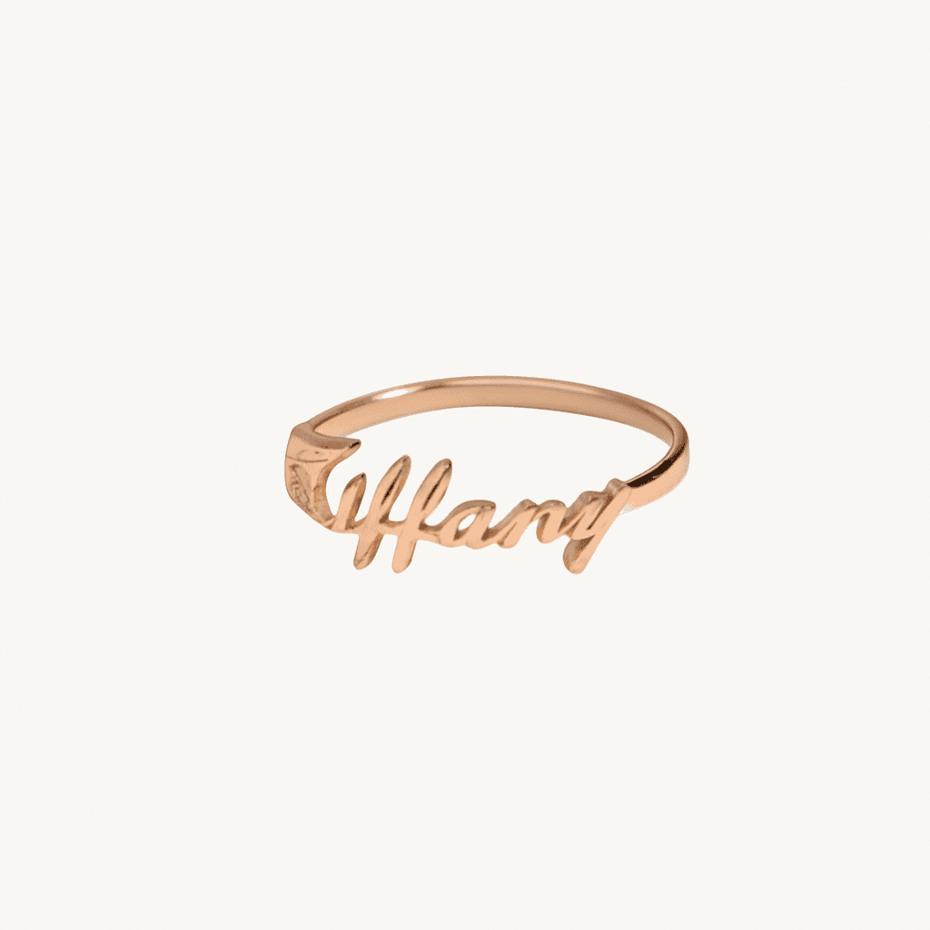 The Message Ring – Custom 925 Silver Band - Salt Lily