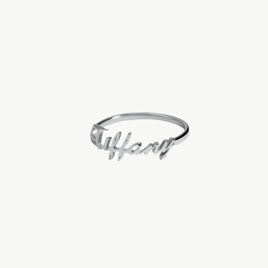 The Message Ring – Custom 925 Silver Band - Salt Lily