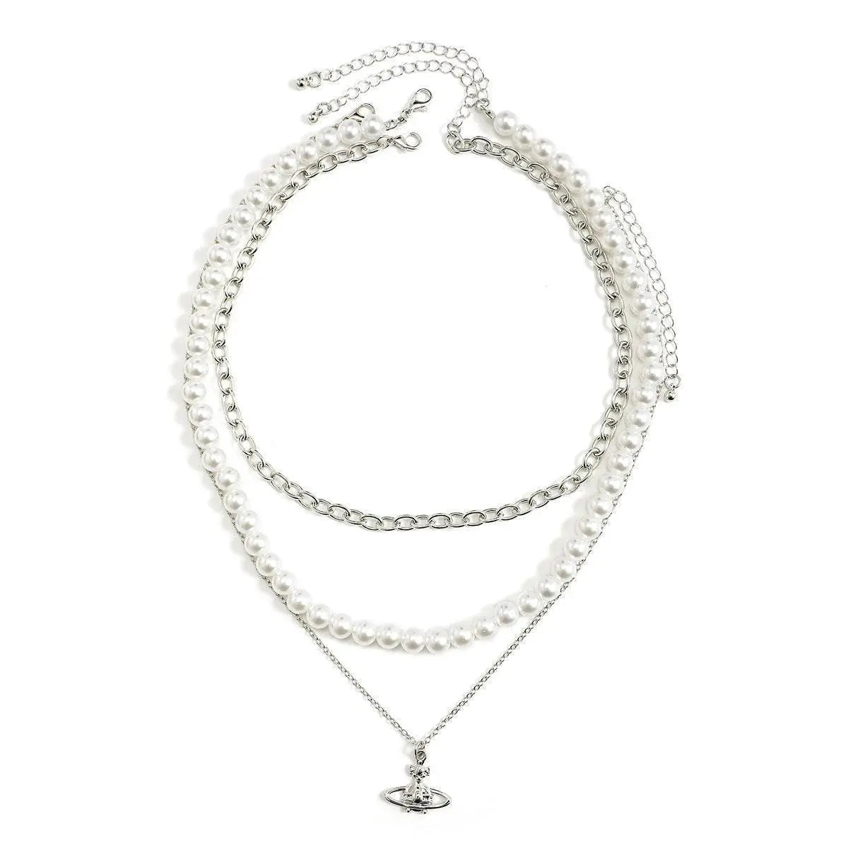 3 Layer Planet & Pearls - Salt Lily