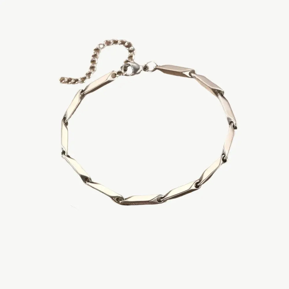 Gridlock Chain & Bracelet Set - Salt Lily