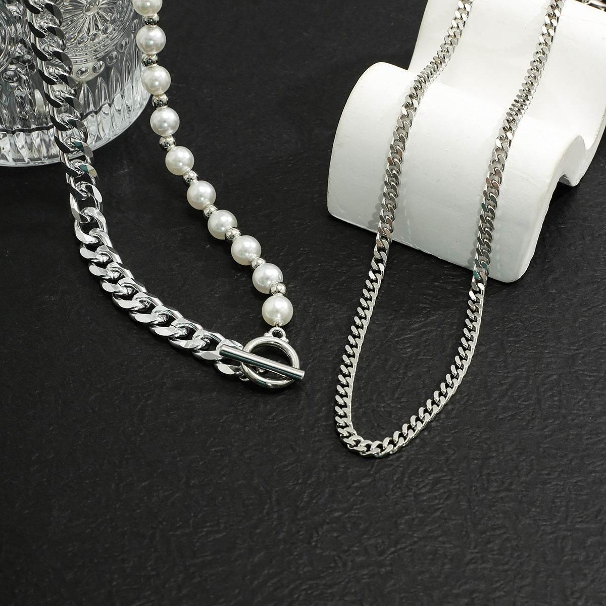 Punk Pearls Necklace - Salt Lily