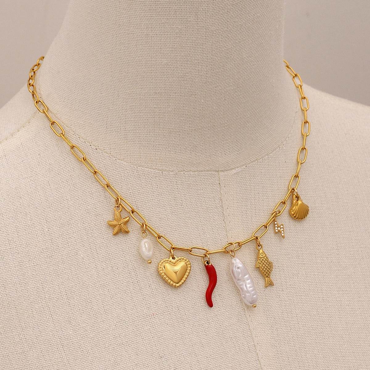 Marine Muse Necklace - Salt Lily