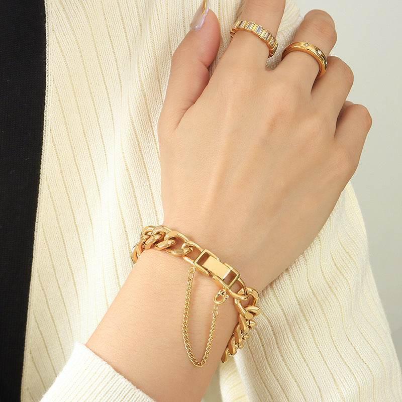 Chunky Tassel Necklace & Bracelet Set - Salt Lily