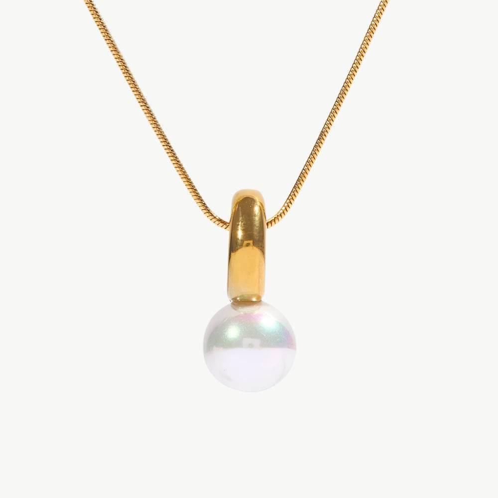 The Pearl Drop Pendant Necklace - Salt Lily