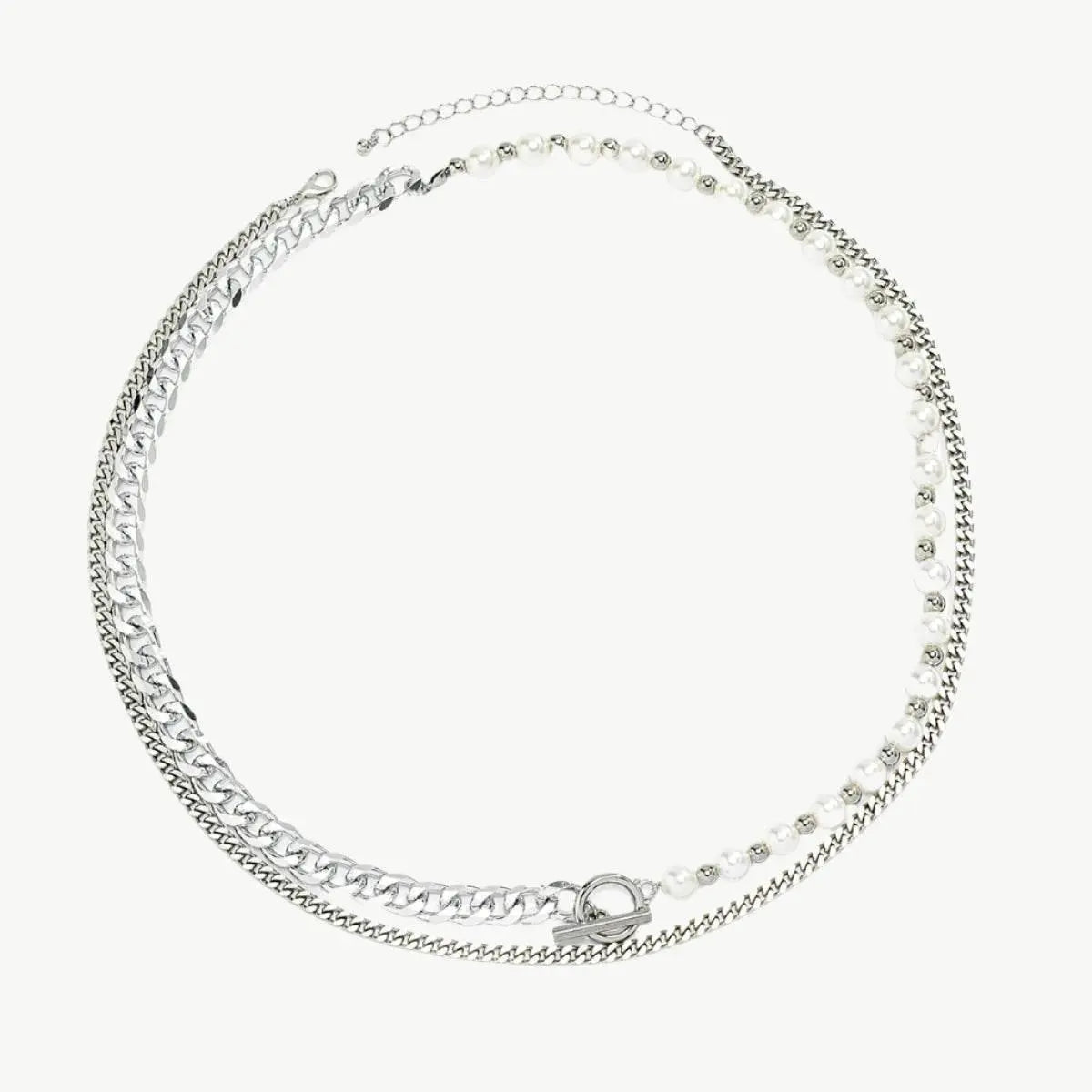 Punk Pearls Necklace - Salt Lily