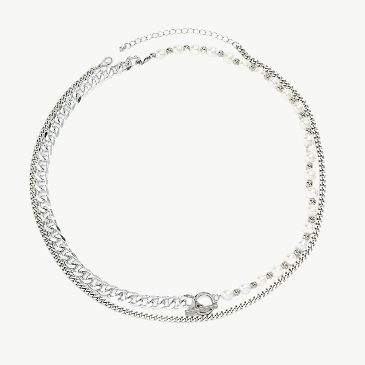 Punk Pearls Necklace - Salt Lily