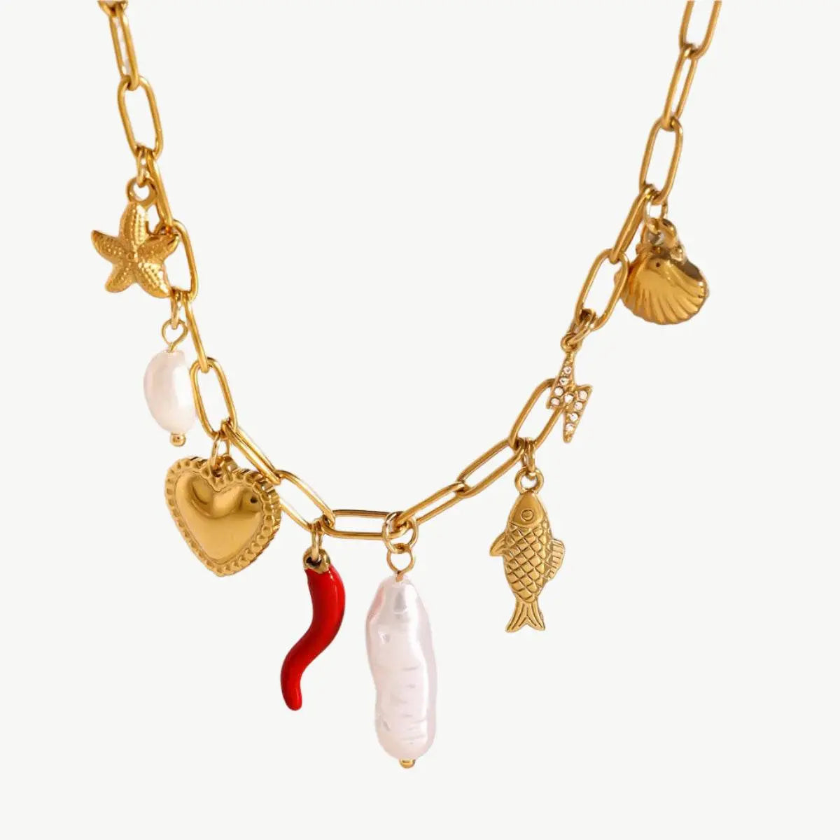 Marine Muse Necklace - Salt Lily