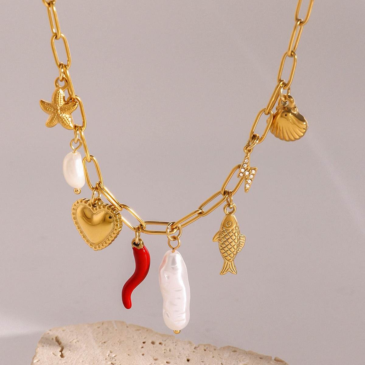 Marine Muse Necklace - Salt Lily