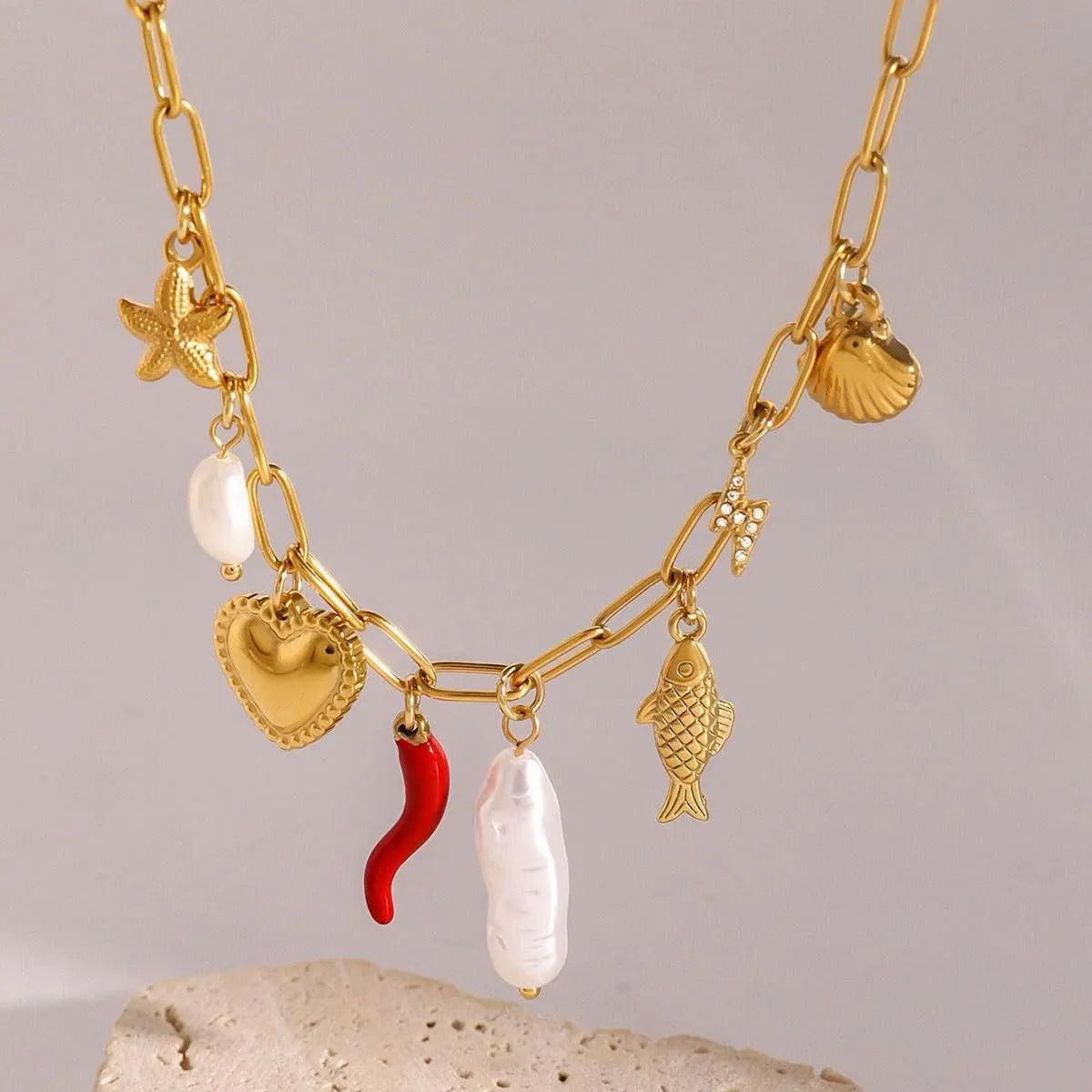 Marine Muse Necklace - Salt Lily