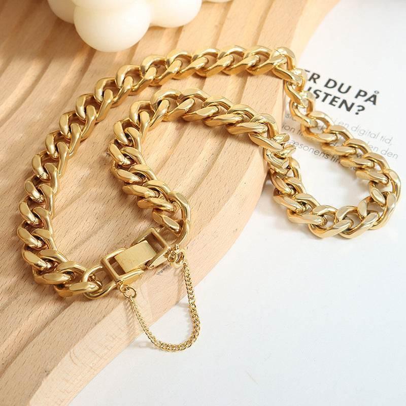 Chunky Tassel Necklace & Bracelet Set - Salt Lily