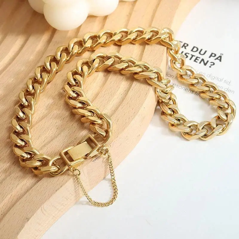 Chunky Tassel Necklace & Bracelet Set - Salt Lily