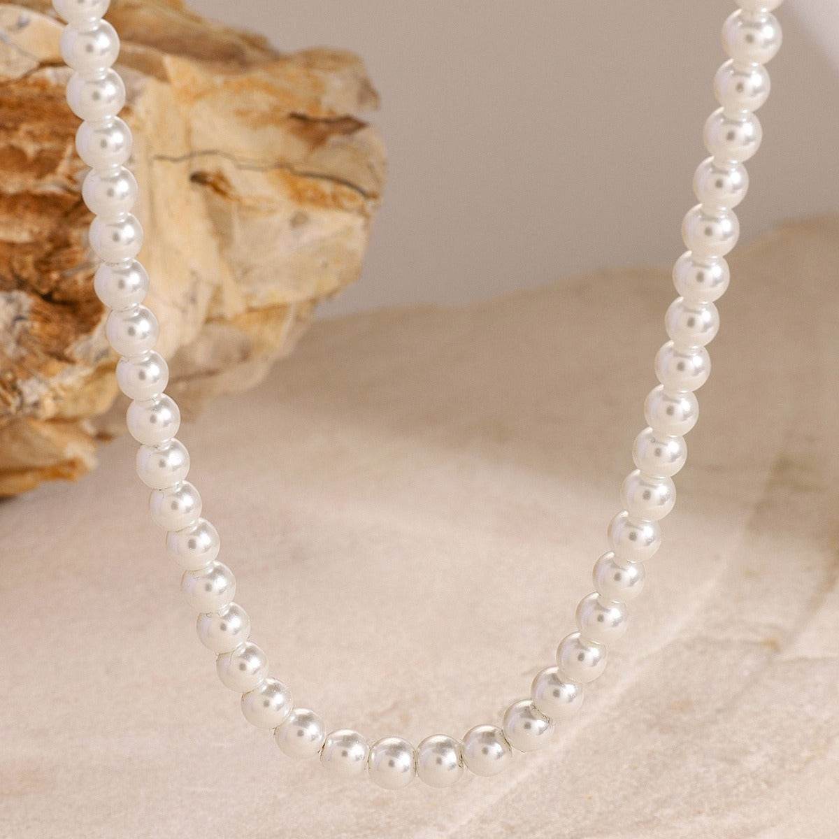 Classic Pearl Necklace - Salt Lily