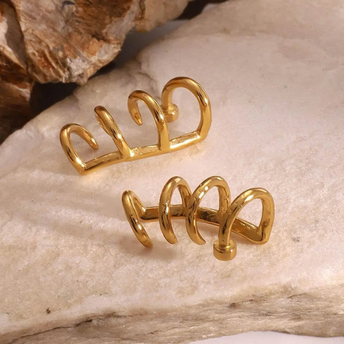 Quad Hoops (No Piercing Needed) - Salt Lily