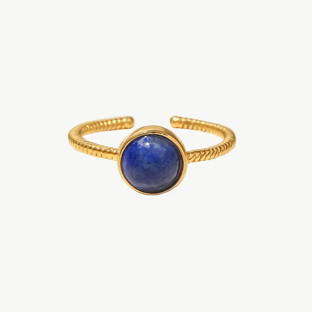 Orbit Twist Adjustable Ring - Salt Lily