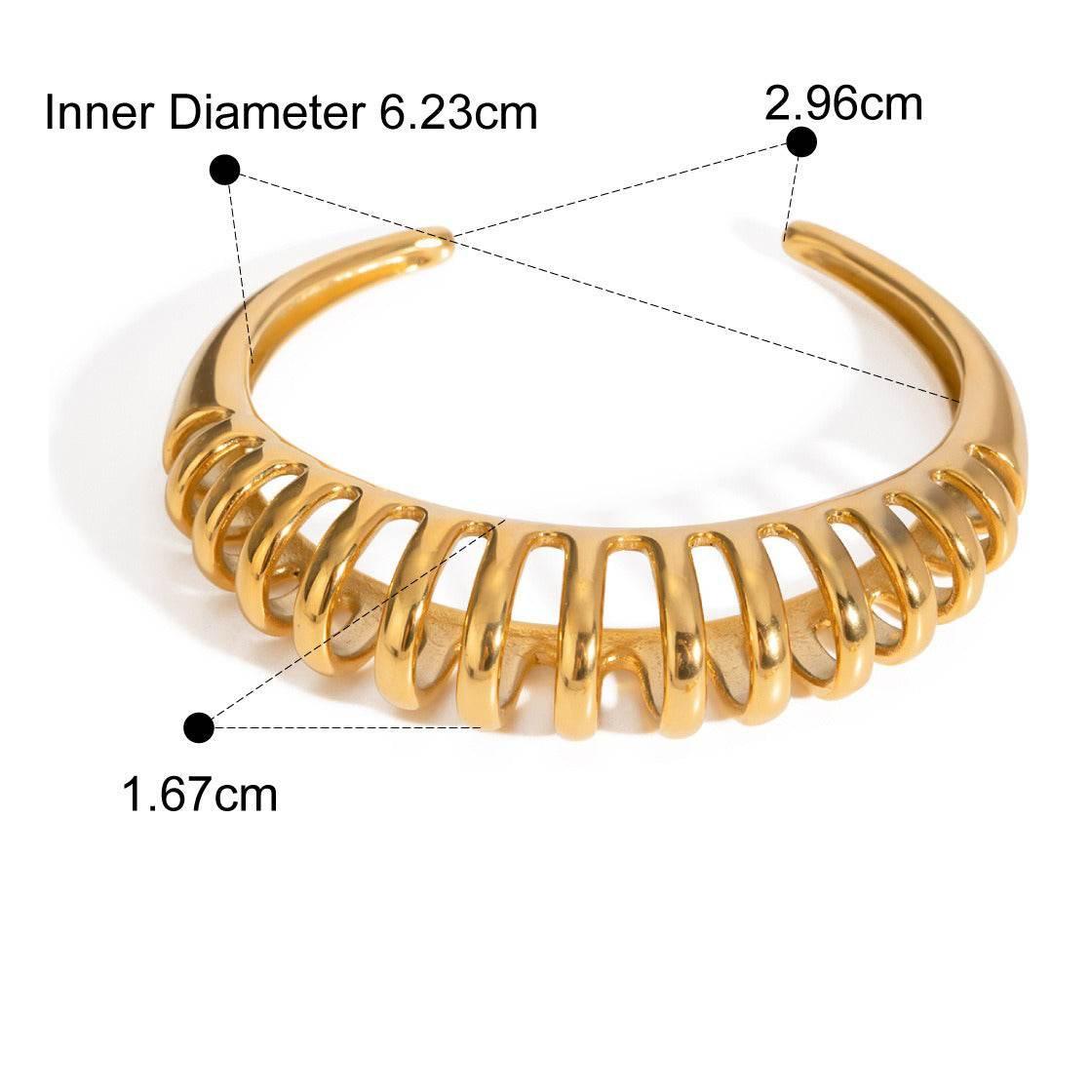 Hollow Bracelet / Earrings Set - Sold Separately - Salt Lily