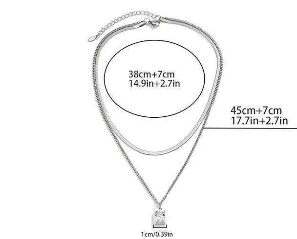 Gem Snake Bone Necklace - Salt Lily