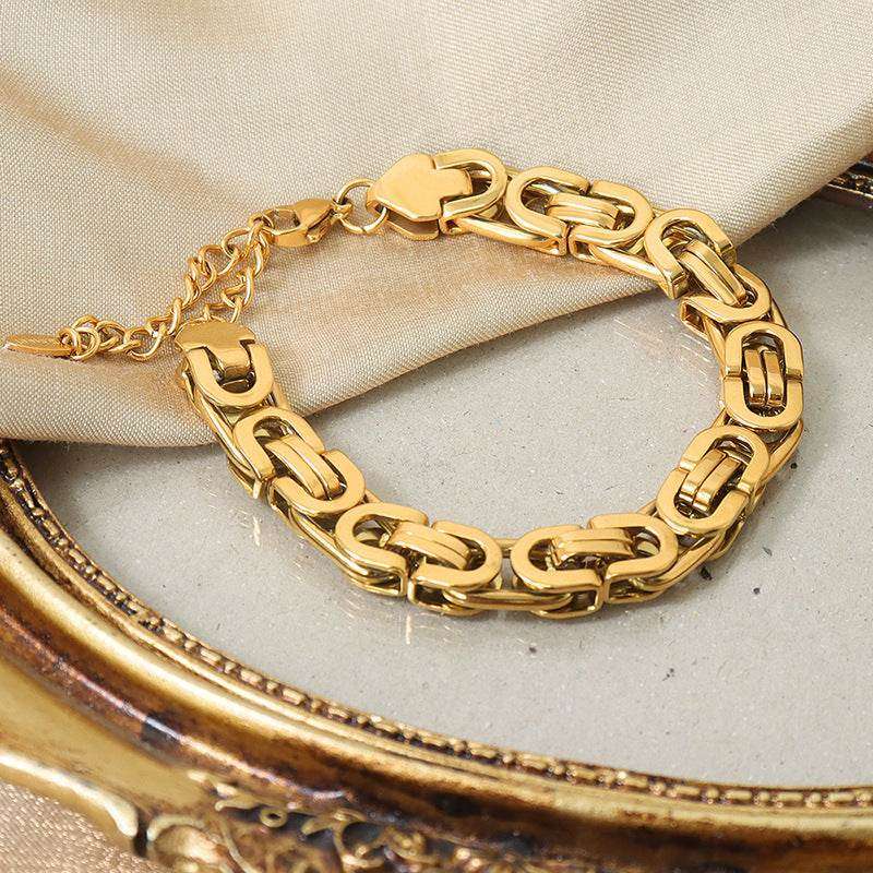 Hip-Hop Gold Bracelet - Salt Lily