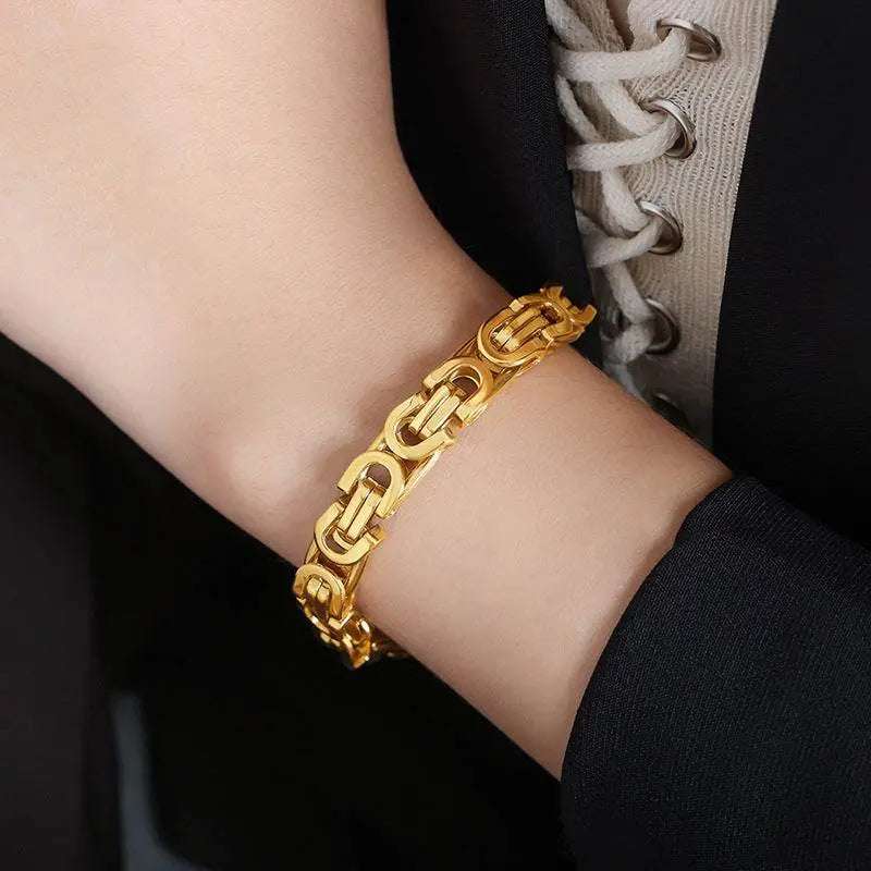 Hip-Hop Gold Bracelet - Salt Lily