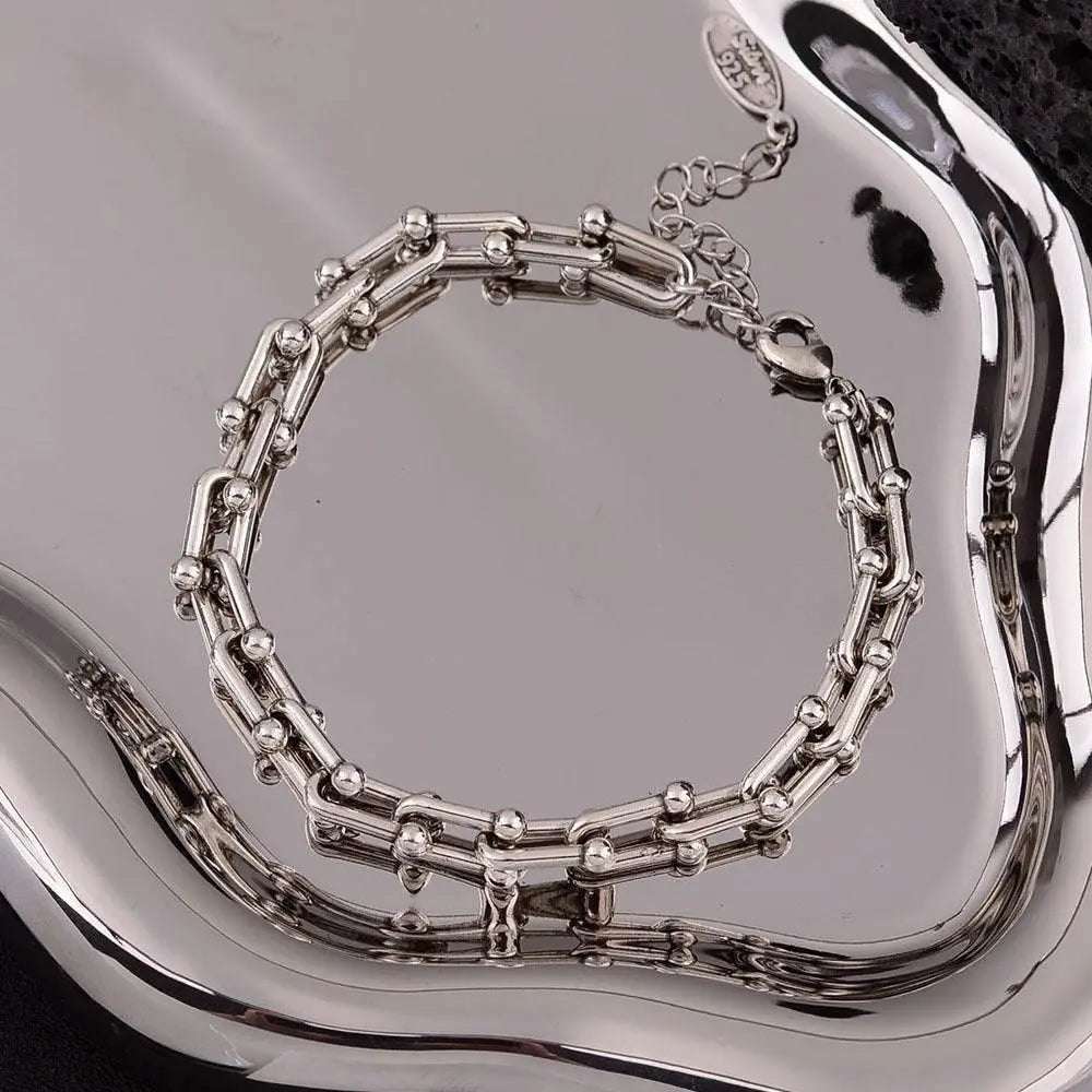 Horseshoe Necklace & Bracelet Set - Salt Lily